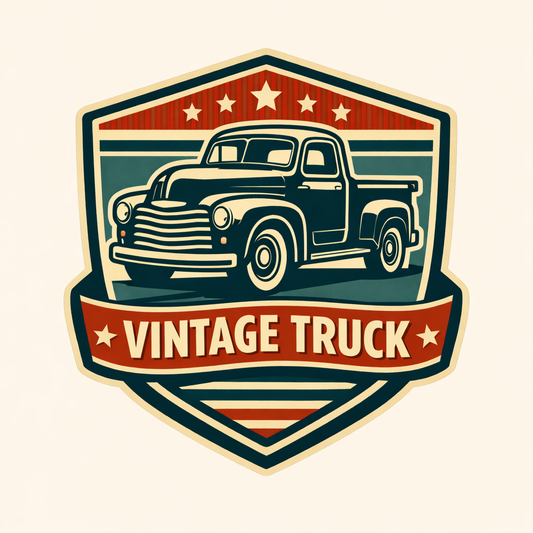 Generador de Logotipos Retro Premium: Estilo Insignia Mid-Century