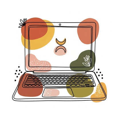 Generador de Doodle Minimalista Estilo Boho Line-Art