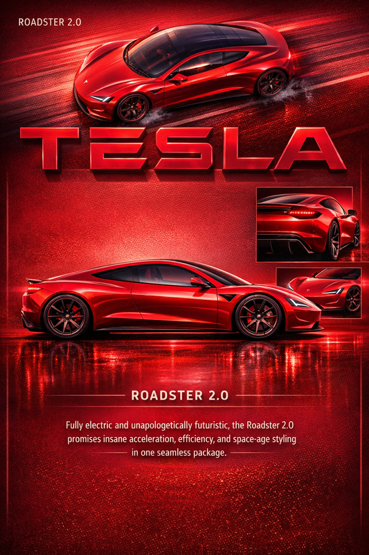 Generador de Posters Editoriales de Coches Premium - Estilo Cinematográfico