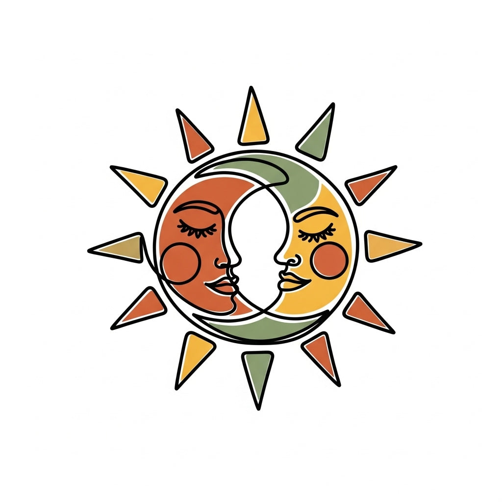 Generador de Doodle Minimalista Estilo Boho Line-Art