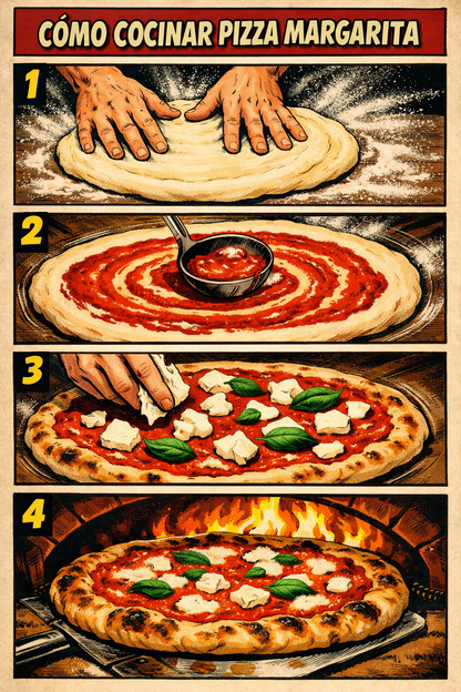 Master Chef 1960: Creador de Recetas en Cómic Retro (4 Pasos)