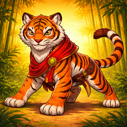 Ilustración de Personajes 2D Estilo Cartoon Vibrante